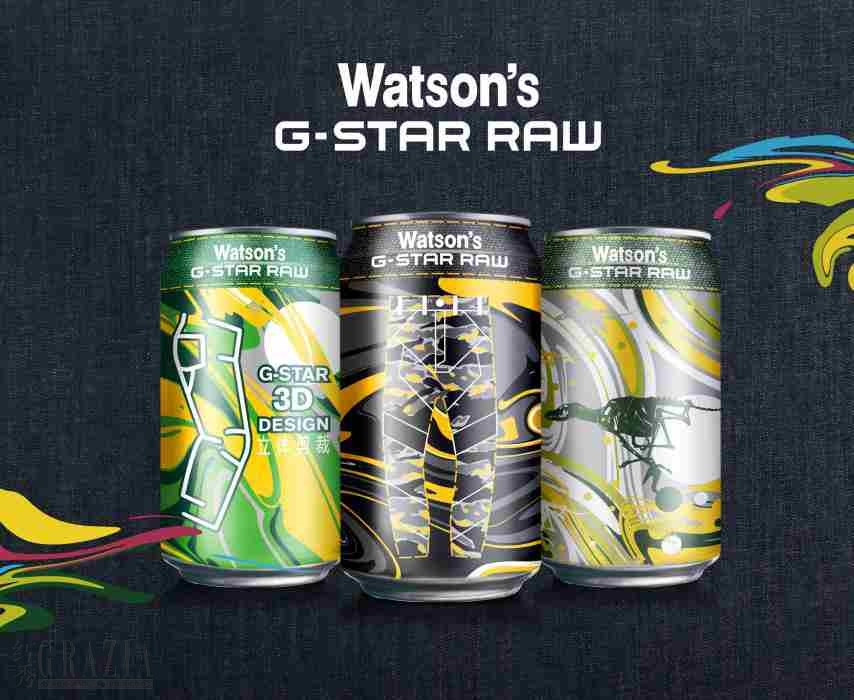 共塑潮流時尚新格調 屈臣氏蘇打汽水與G-STAR RAW展開跨界合作